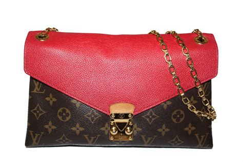 red and white lv bag|red louis vuitton bag.